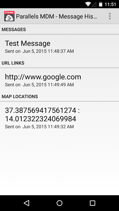 Скриншот 3 программы Parallels 2X MDM