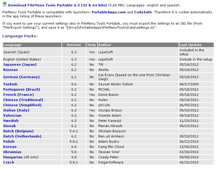 Скриншот 5 программы FileMenu Tools