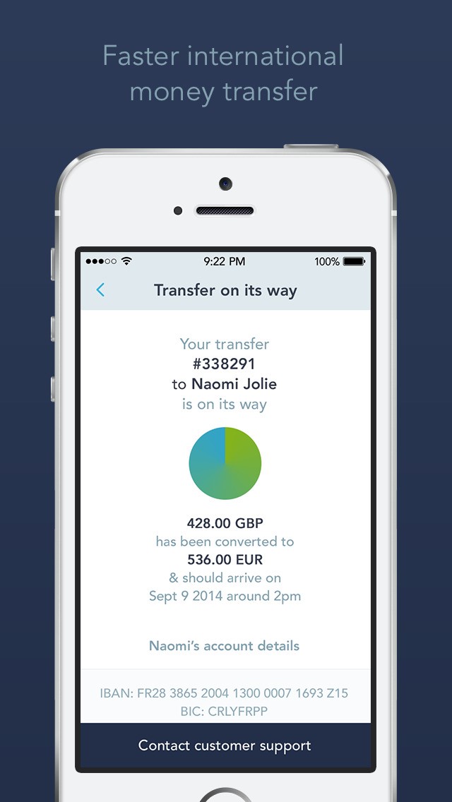 Скриншот 3 программы TransferWise