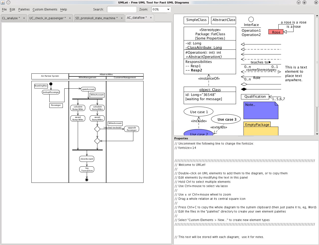 Скриншот 5 программы UMLet