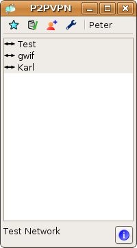 Скриншот 2 программы P2PVPN
