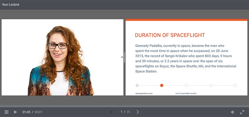 Скриншот 4 программы iSpring Suite