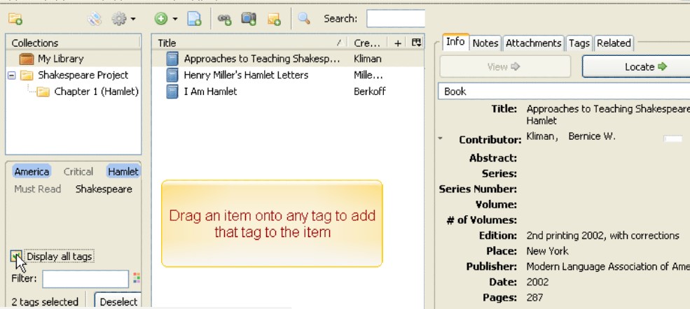 Скриншот 3 программы Zotero