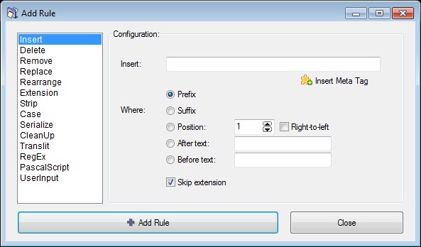 Скриншот 4 программы ReNamer