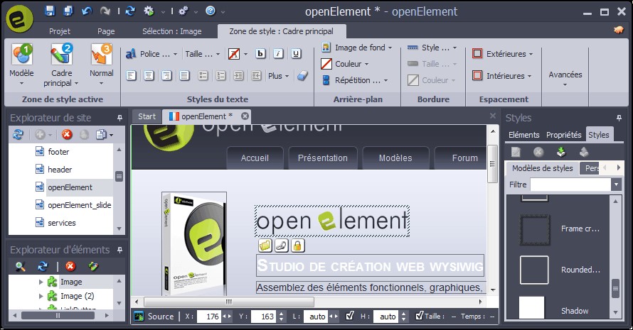 Скриншот 1 программы openElement