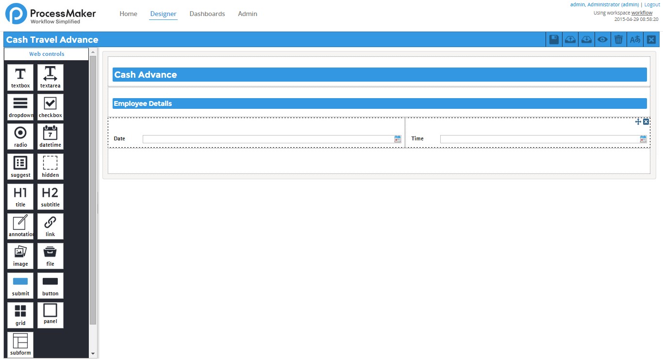 Скриншот 3 программы ProcessMaker