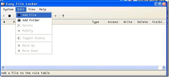 Скриншот 2 программы Easy File Locker