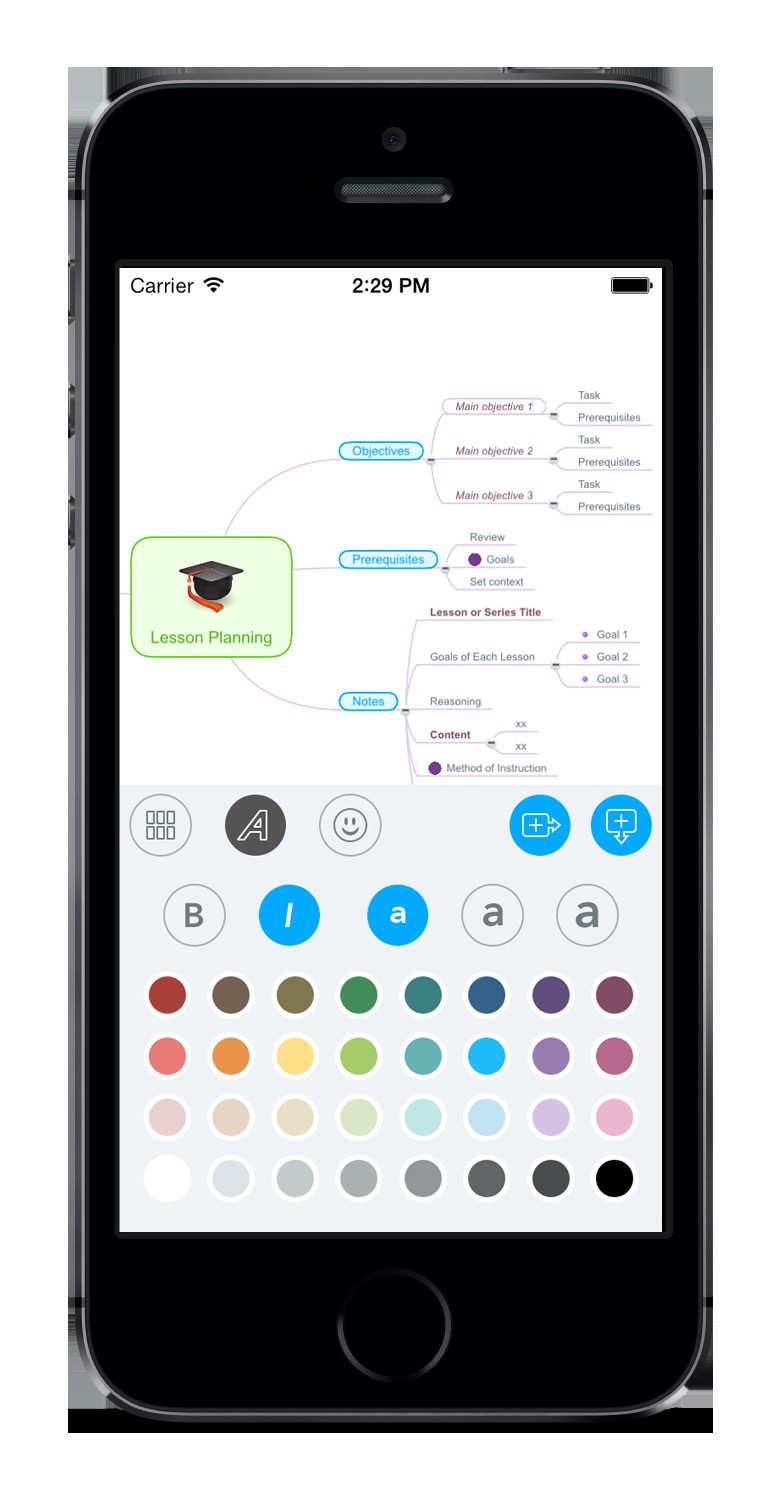 Скриншот 4 программы MindMeister
