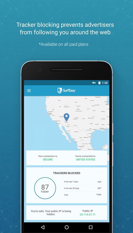 Скриншот 4 программы SurfEasy VPN
