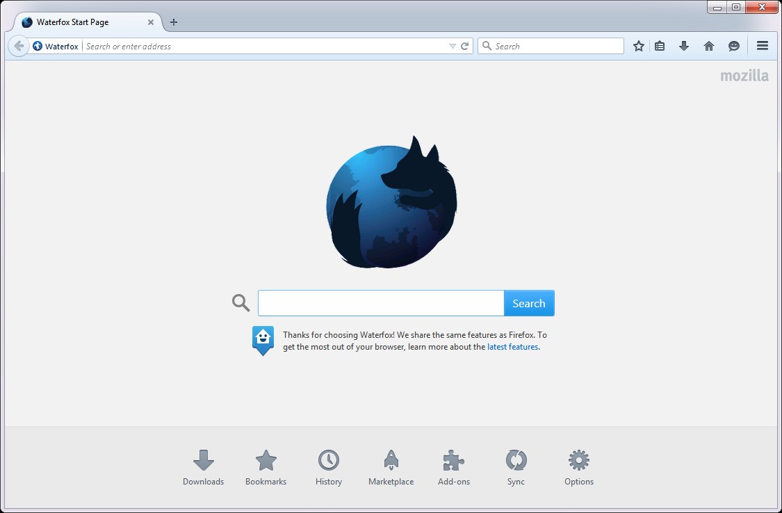 Скриншот 4 программы Waterfox