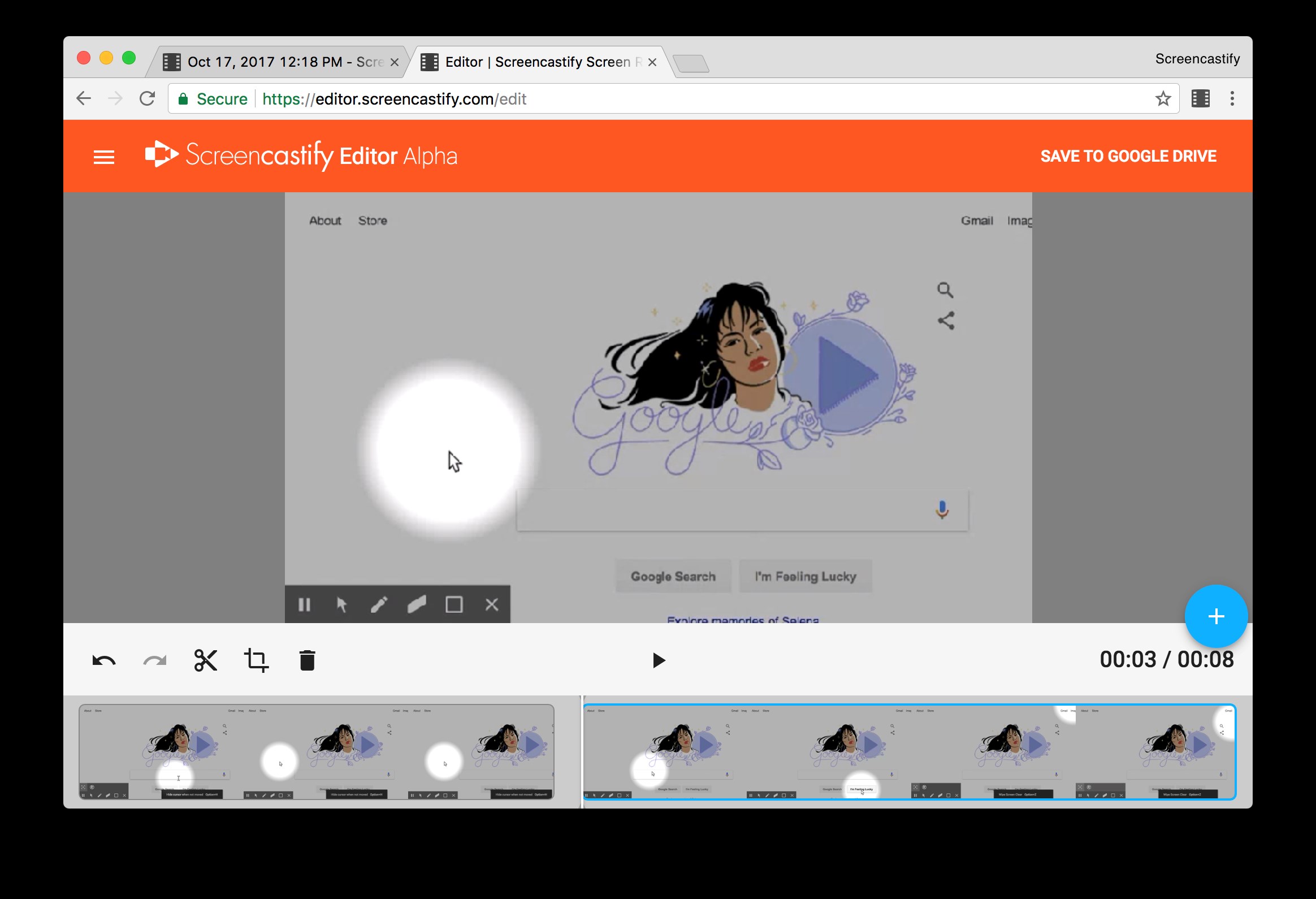 Скриншот 2 программы Screencastify