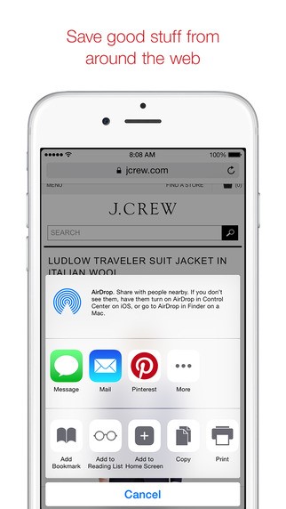 Скриншот 4 программы Pinterest