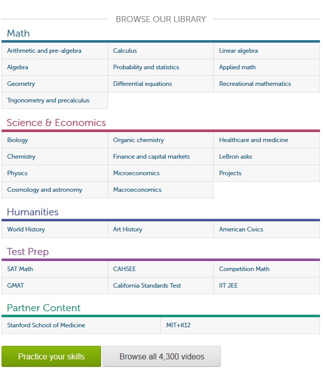 Скриншот 2 программы Khan Academy