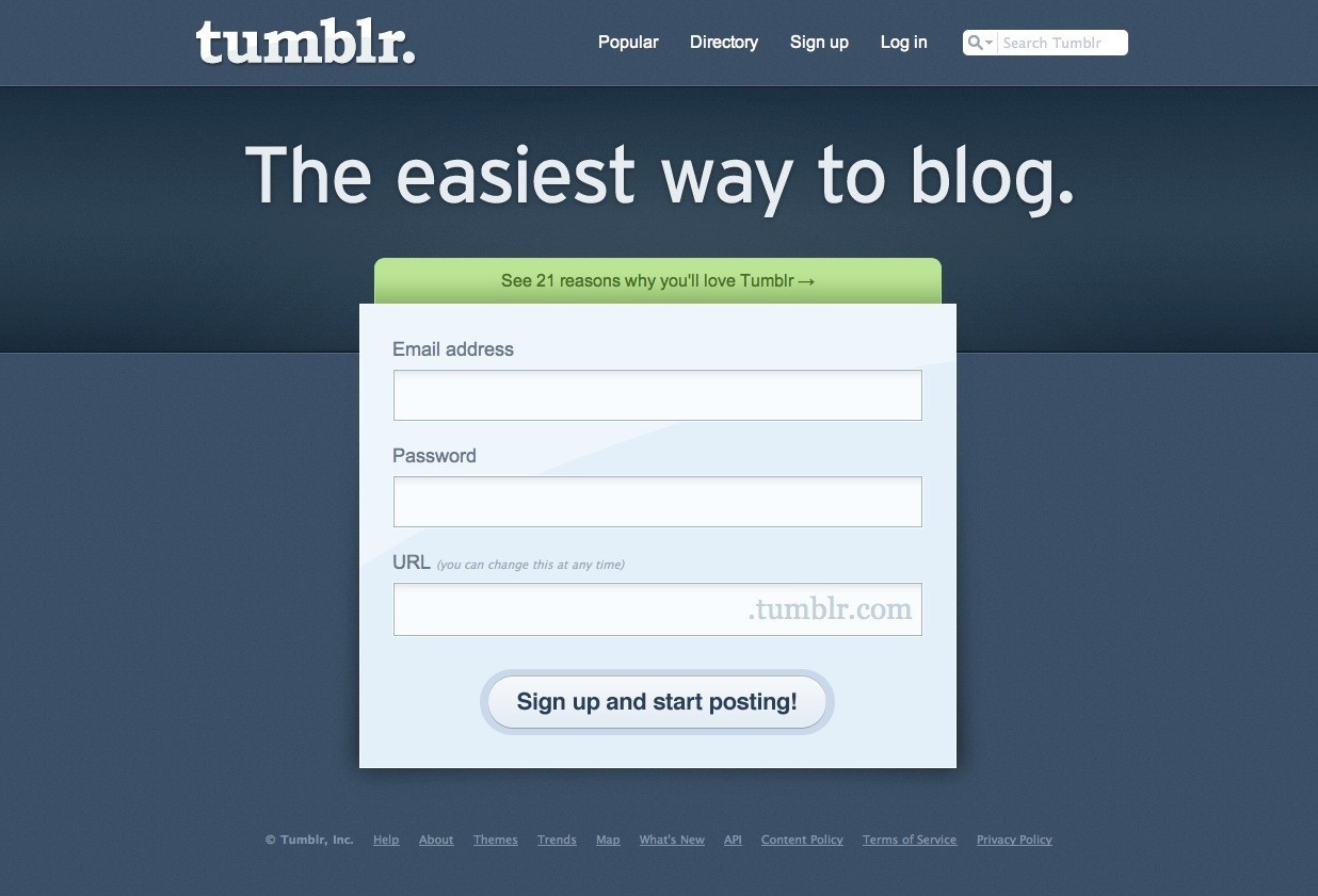 Скриншот 4 программы Tumblr