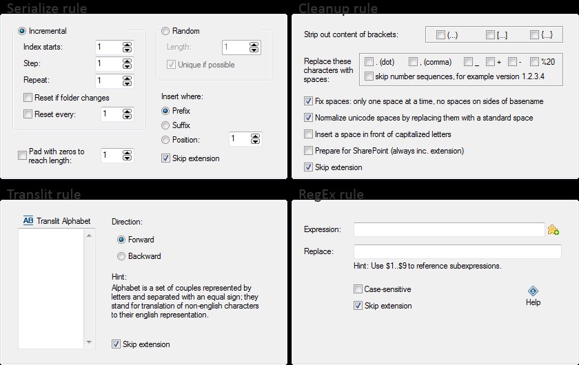 Скриншот 5 программы ReNamer