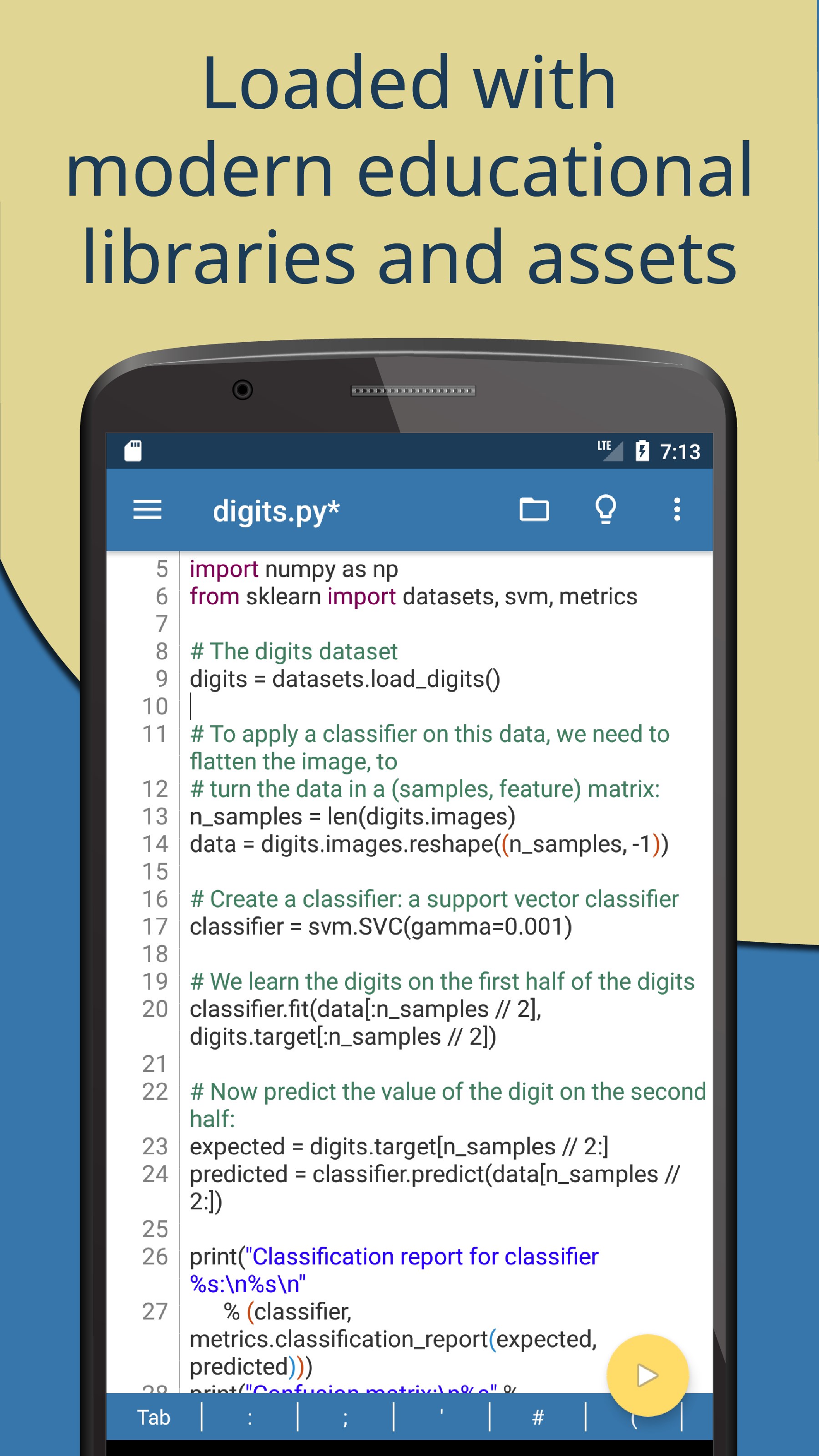 Скриншот 3 программы Pydroid 3