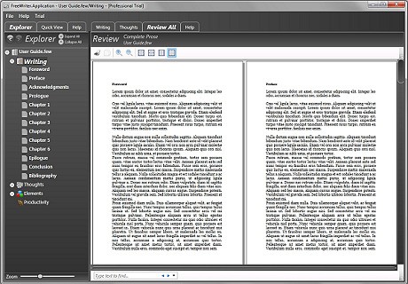 Скриншот 1 программы FreeWriter