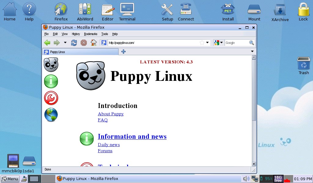 Puppy linux как обновить