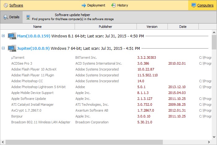 Скриншот 4 программы Total Software Deployment