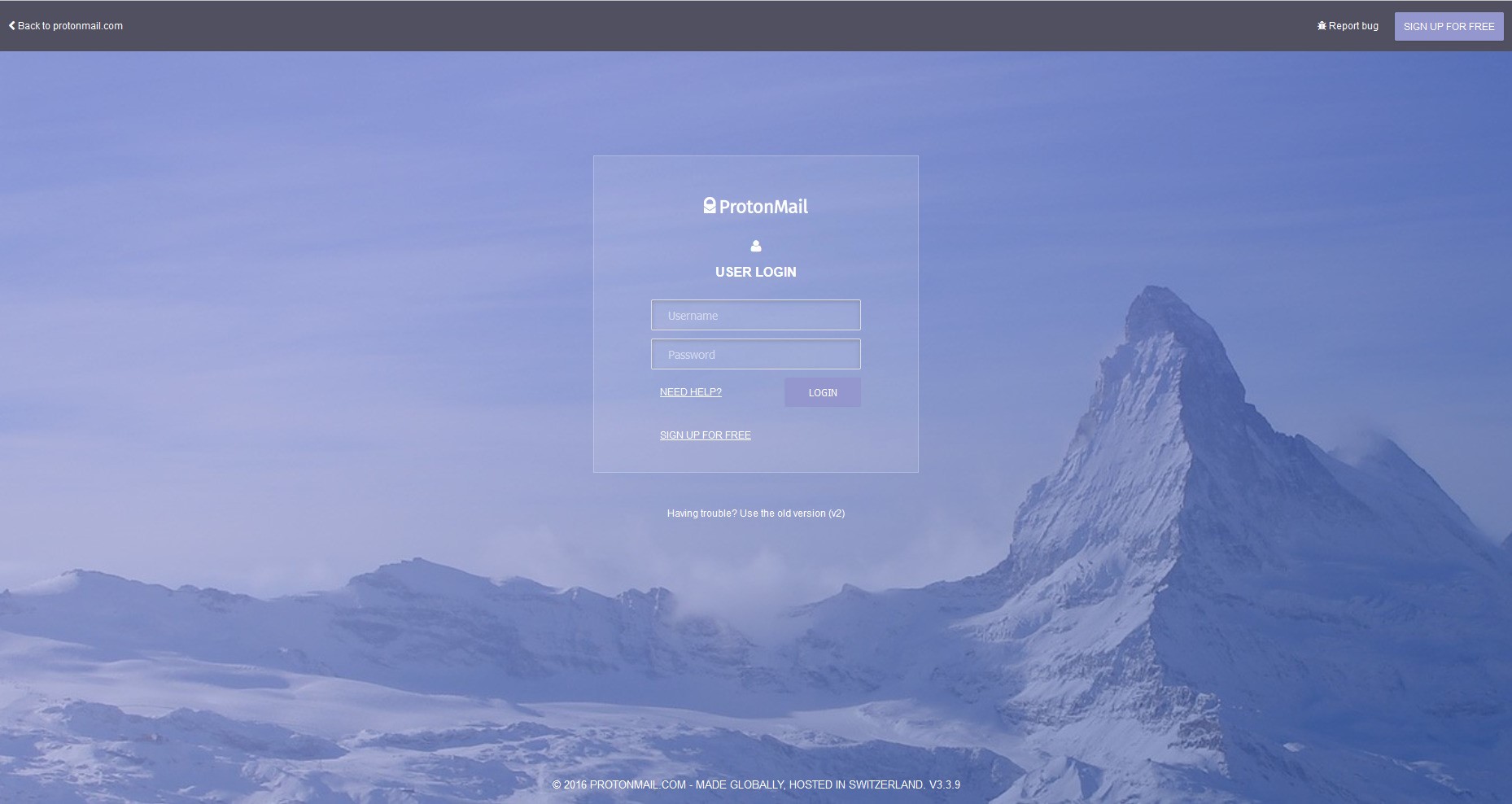 Скриншот 2 программы ProtonMail