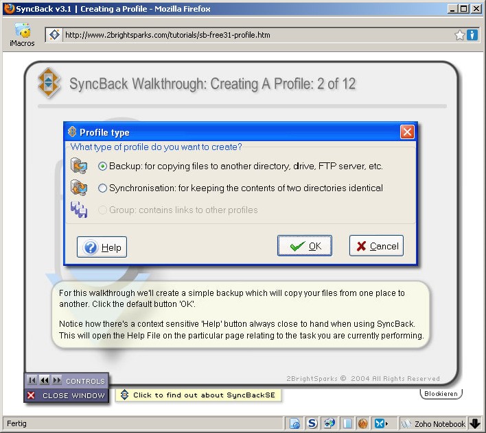 syncback linux
