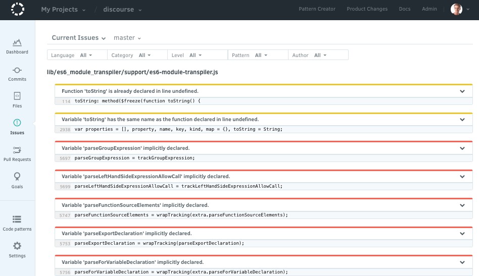 Скриншот 3 программы Codacy