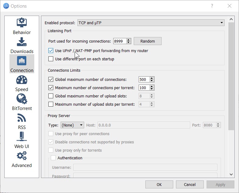 Скриншот 5 программы qBittorrent