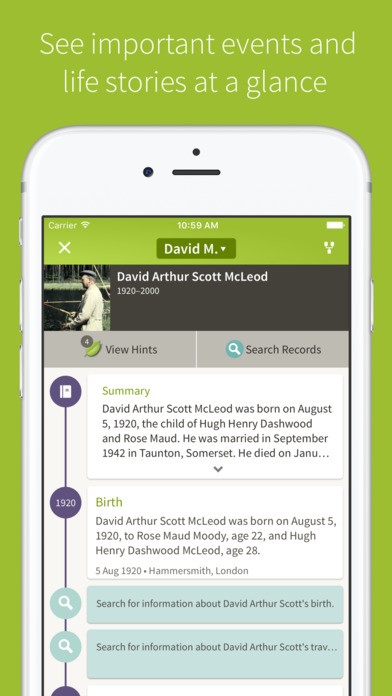 Скриншот 3 программы Ancestry