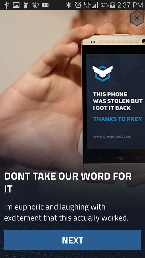 Скриншот 3 программы Prey