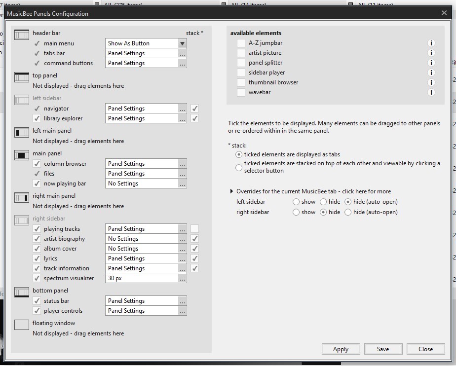 Скриншот 5 программы MusicBee