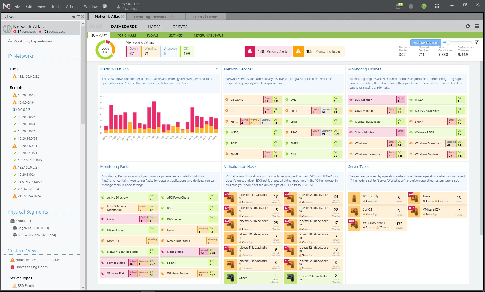 Скриншот 2 программы NetCrunch