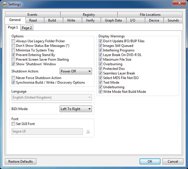 Скриншот 4 программы ImgBurn