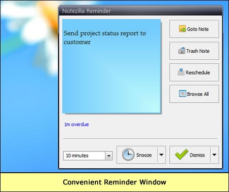 Скриншот 5 программы Notezilla