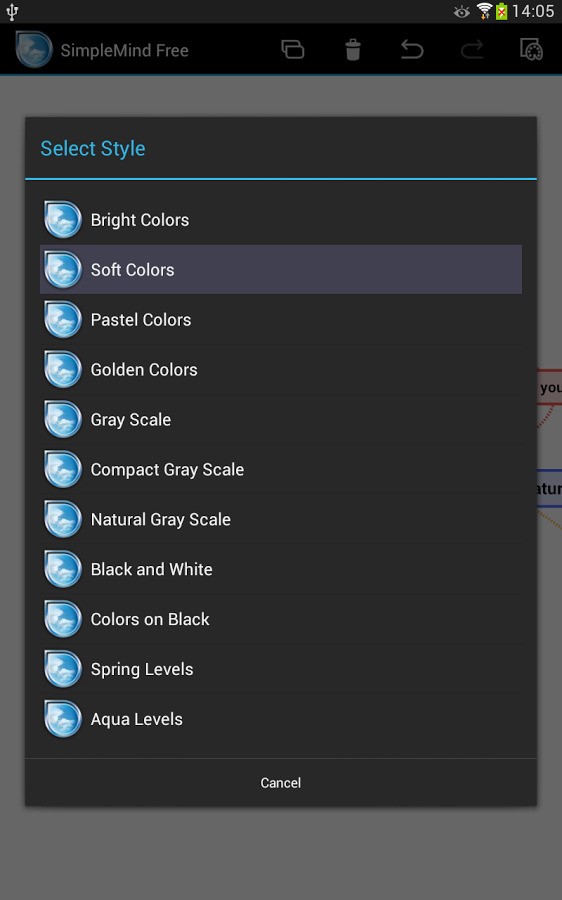 Скриншот 3 программы SimpleMind
