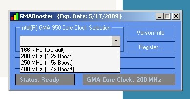 Скриншот 1 программы GMABooster