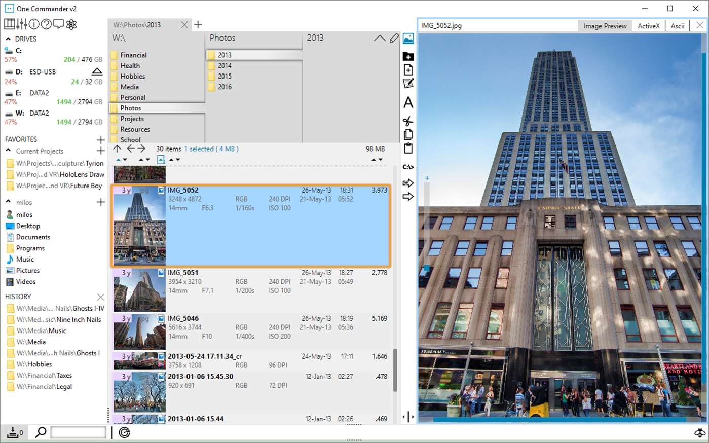 Скриншот 3 программы One Commander