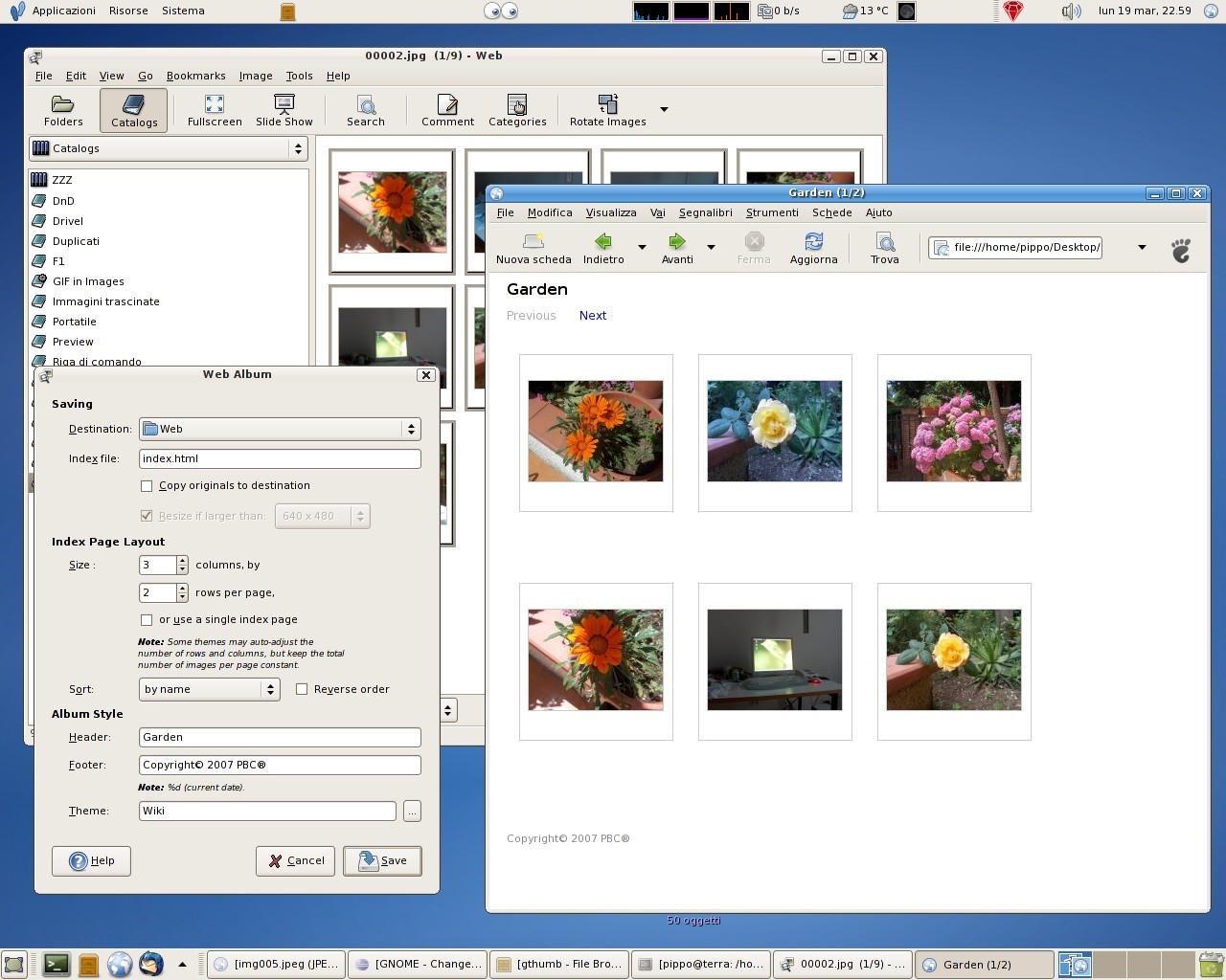 Скриншот 3 программы gThumb