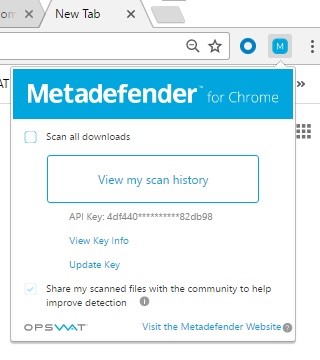 Скриншот 2 программы Metadefender