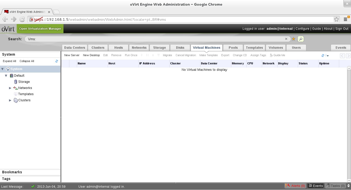 Скриншот 2 программы oVirt