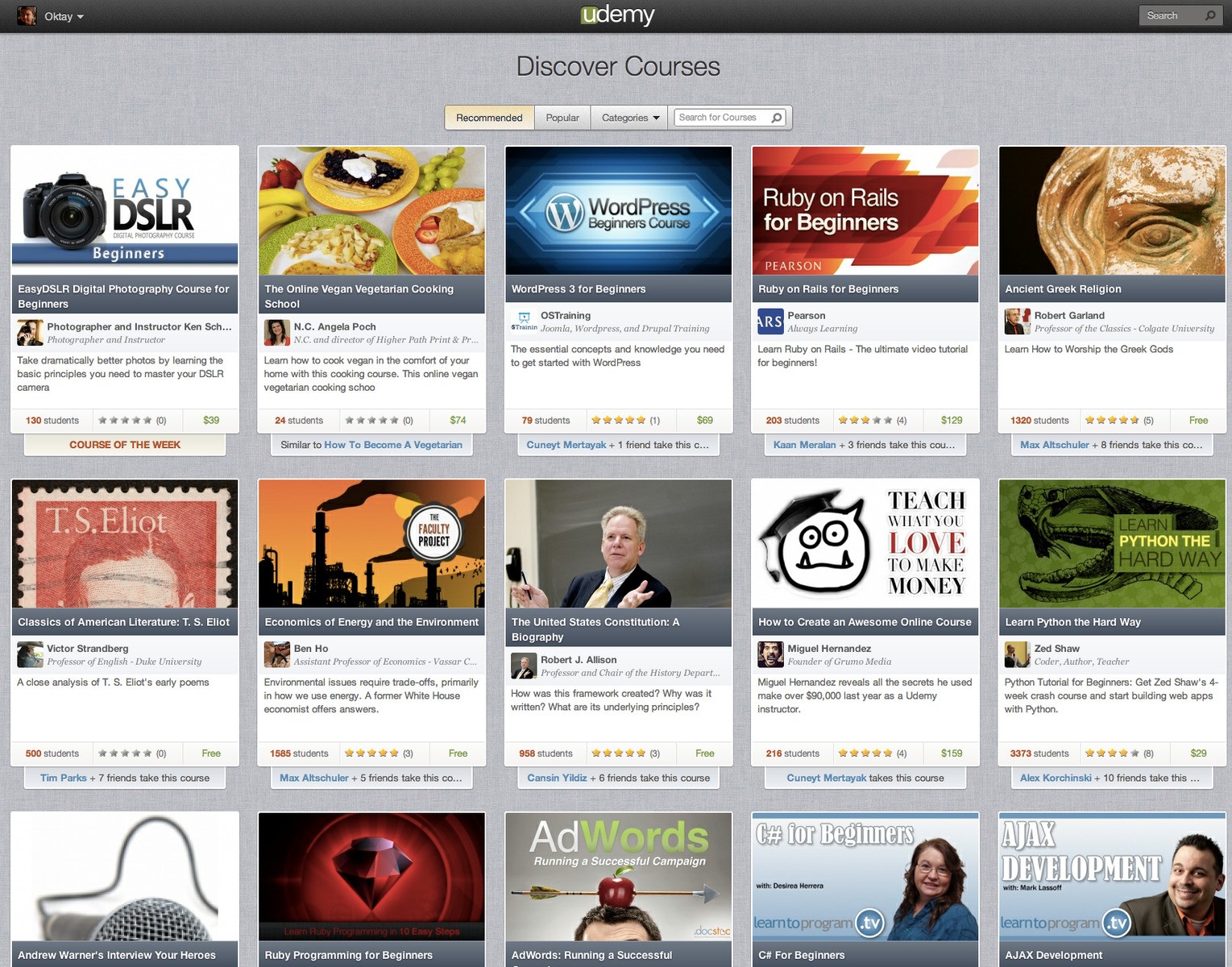 Скриншот 2 программы Udemy