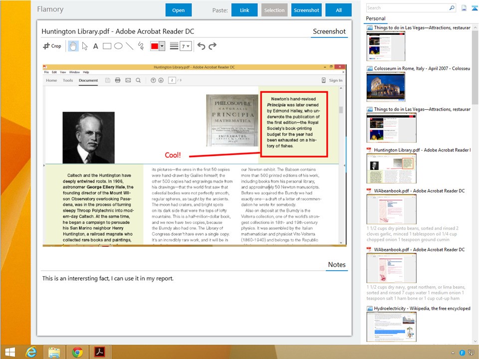 Скриншот 3 программы Flamory