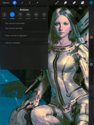 Скриншот 4 программы Procreate
