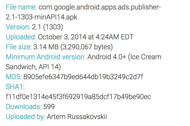 Скриншот 2 программы APKMirror