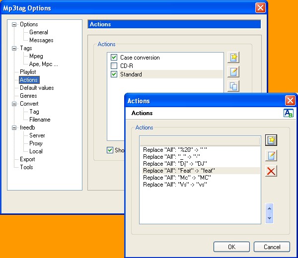Скриншот 2 программы Mp3tag