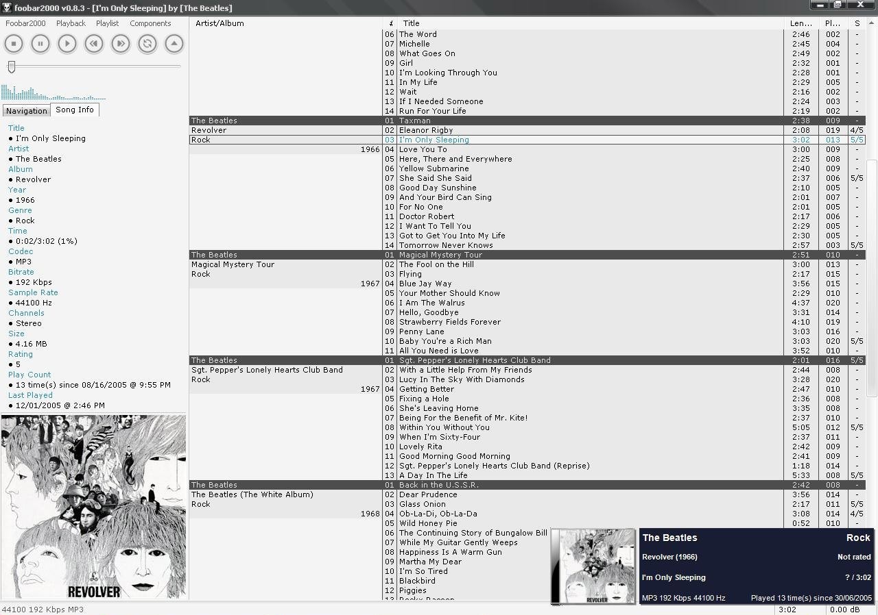 Скриншот 3 программы foobar2000