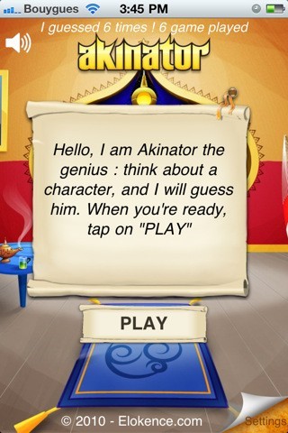 Скриншот 5 программы Akinator