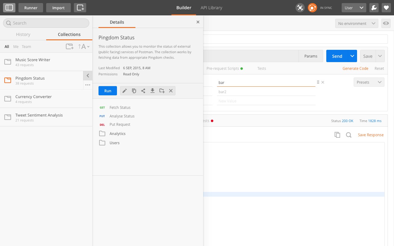 Скриншот 2 программы Postman