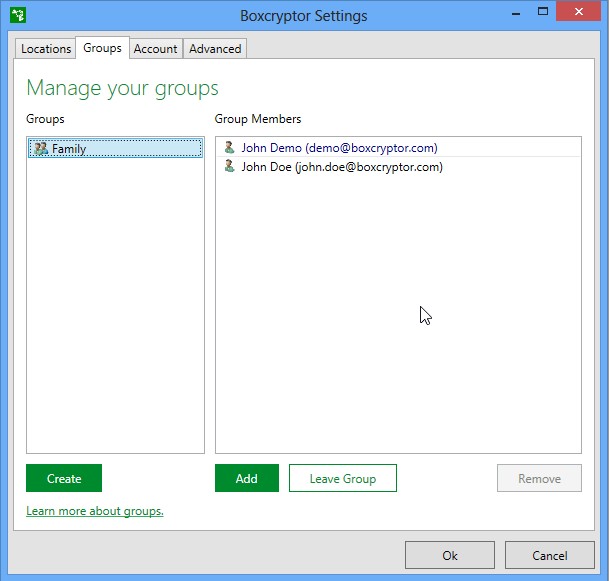 Скриншот 3 программы Boxcryptor