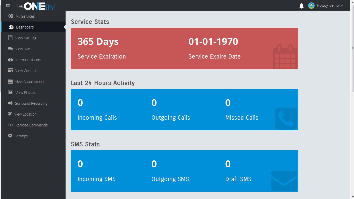 Скриншот 5 программы TheOneSpy