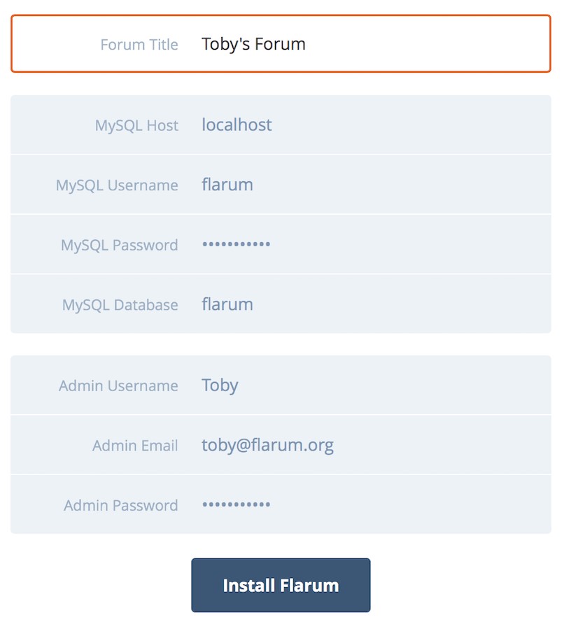 Скриншот 1 программы Flarum